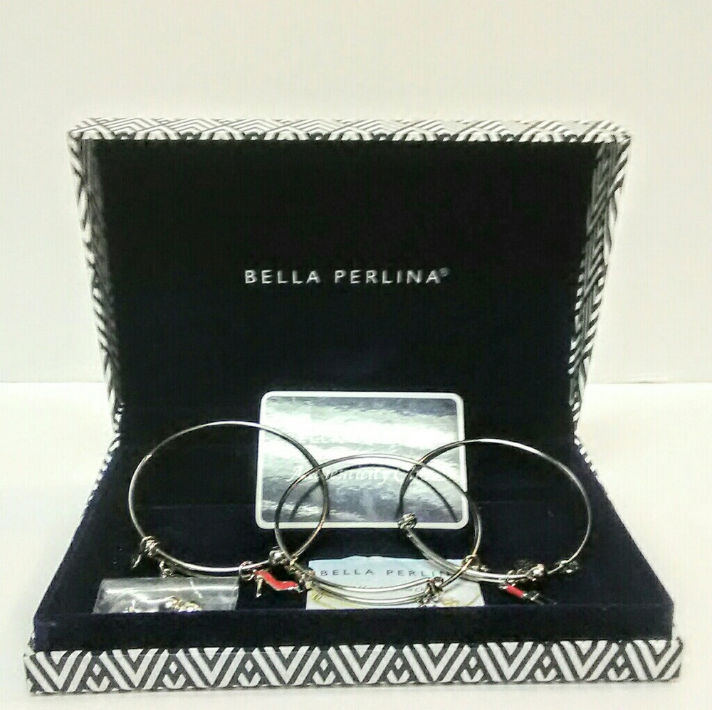 Authentic Bella Perlina Charm Bracelet Set